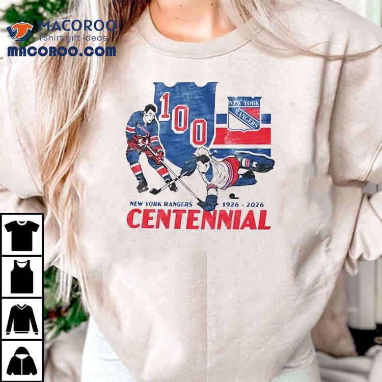  New York Rangers Centennial  Years   Tshirt