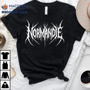 Normandie Black Metal Logo Tshirt
