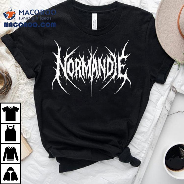 Normandie Black Metal Logo Shirt Normandie Black Metal Logo Shirt