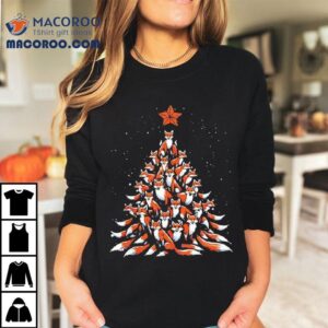 Pack Of Foxes Christmas Tree Shirt