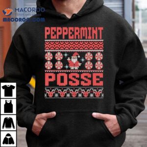 Peppermint Posse Ugly Christmas Shirt