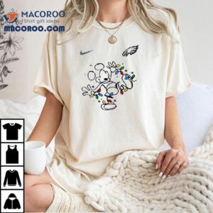 Philadelphia Eagles X Mickey Mouse Believe In The Magic Of Christmas Shirt Philadelphia Eagles X Mickey Mouse Believe In The Magic Of Christmas Shirt