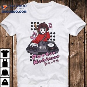 Porter Robinson Anime Dj Character Smile World Tour 2024-2025 Shirt