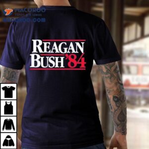 Ronald Reagan And Bush Tshirt