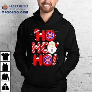 Santa Claus Chicago Cubs Ho Ho Ho Holiday Merry Christmas Shirt