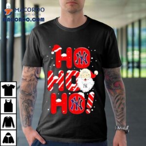 Santa Claus New York Yankees Ho Ho Ho Holiday Merry Christmas Shirt