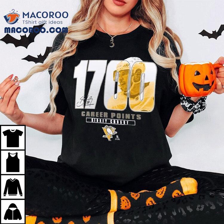 Sidney Crosby Pittsburgh Penguins 1700 Legacy Milestone Shirt Sidney Crosby Pittsburgh Penguins 1700 Legacy Milestone Shirt