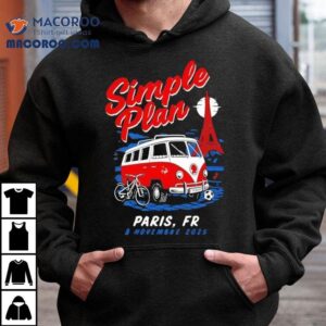 Simple Plan Nanterre France November 8 2025 Shirt