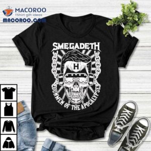 Skull Smegadeth Gunmen Of The Apocalypse Tshirt