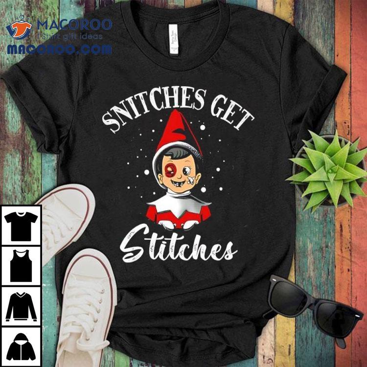  Snitches Get Stitches Christmas Tshirt