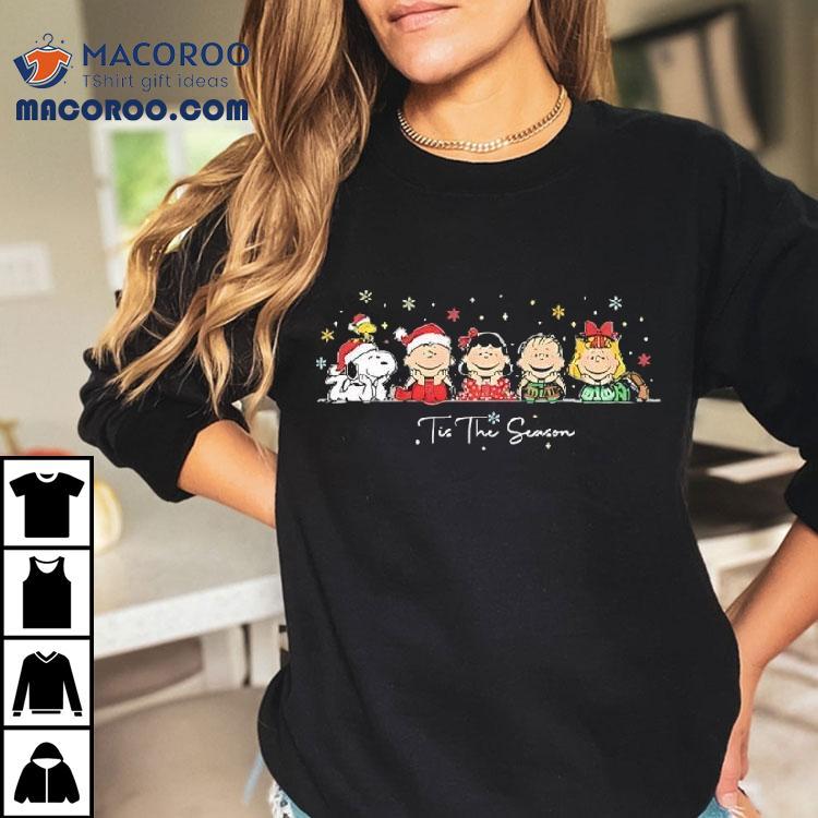 Snoopy With Frirnds Peanuts Tis The Season Merry Christmas Shirt Snoopy With Frirnds Peanuts Tis The Season Merry Christmas Shirt