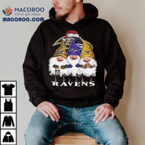 The Gnomes X Baltimore Ravens Merry Christmas 2025 Shirt The Gnomes X Baltimore Ravens Merry Christmas 2025 Shirt