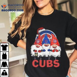 The Gnomes X Chicago Cubs Merry Christmas 2025 Shirt The Gnomes X Chicago Cubs Merry Christmas 2025 Shirt