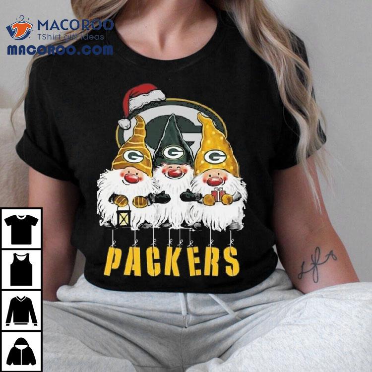The Gnomes X Green Bay Packers Merry Christmas 2025 Shirt The Gnomes X Green Bay Packers Merry Christmas 2025 Shirt