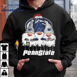The Gnomes X Penn State Nittany Lions Merry Christmas 2025 Shirt The Gnomes X Penn State Nittany Lions Merry Christmas 2025 Shirt