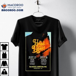 The Head And The Heart July Red Rocks Amphitheatre Tshirt