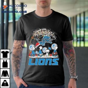 The Peanuts X Detroit Lions It’s The Most Wonderful Time Of The Year Merry Christmas 2025 Shirt