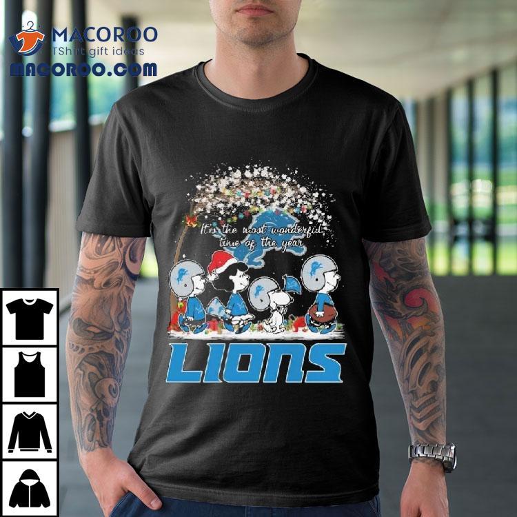 The Peanuts X Detroit Lions It’s The Most Wonderful Time Of The Year Merry Christmas 2025 Shirt The Peanuts X Detroit Lions It’s The Most Wonderful Time Of The Year Merry Christmas 2025 Shirt