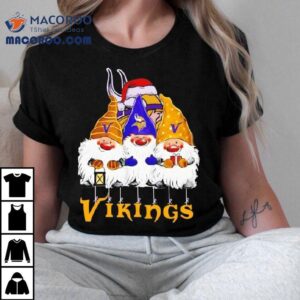 Three Gnomes Christmas Minnesota Vikings Shirt