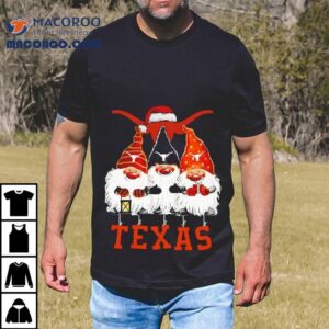 Three Gnomes Christmas Texas Longhorns Shirt