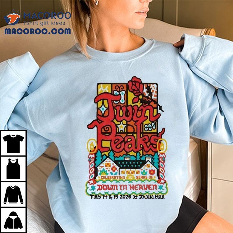 Twin Peaks At Thalia Hall On May 14-15 2026 Shirt Twin Peaks At Thalia Hall On May 14-15 2026 Shirt