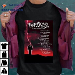 Twiztid Freek Show 25 Year Anniversary Fall Tour 2025 Shirt