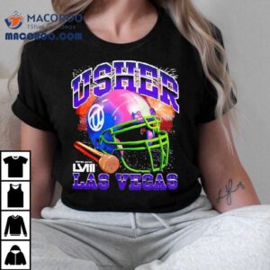Usher Super Bowl Lviii Event Night Helmet Shirt