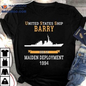 Uss Barry (ddg-52) Maiden Deployment 1994 T-shirt