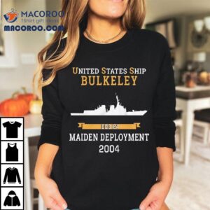 Uss Bulkely Ddg Maiden Deployment Tshirt