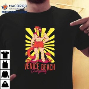 Venice Beach Christmas Lifeguard Shirt