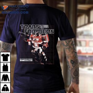 Vintage Optimus Prime Grid Transformers T-shirt