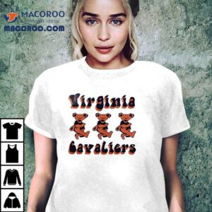 Virginia Cavaliers X Grateful Dead Bears Logo Shirt