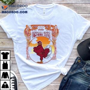 Virginia Tech Hokies Mascot Vintage Tshirt