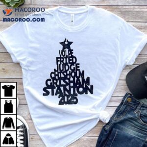 Volpe Judge Chisholm Grisham Stanton New York Yankees Christmas Tree 2025 Shirt