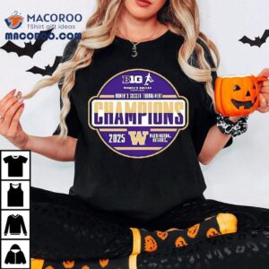 Washington Huskies 2025 Big Ten Women’s Soccer Tournament Champions Graphic Shirt