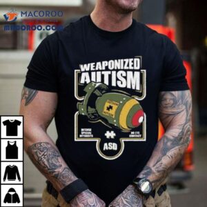 Weaponized Autism Military Shirt