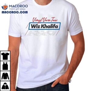 Wiz Khalifa Vinyl Verse Tour Shirt