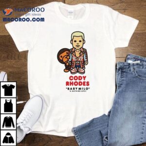 Wwe Cody Rhodes Baby Milo A Bathing Ape T-shirt
