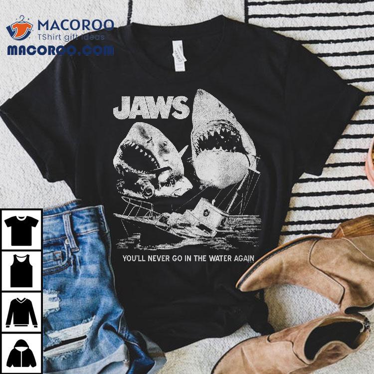You’ll Never Go In The Water Again Collage Jaws T-shirt You’ll Never Go In The Water Again Collage Jaws T-shirt