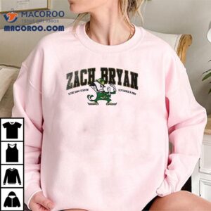 Zach Bryan X Notre Dame Fighting Irish Stadium Logo Shirt