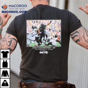 Zach Charbonnet Seattle Seahawks November 9 2025 Nfl Flash Features Week 10 Shirt