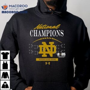2025 National Champions Notre Dame Fighting Irish Football Special Edition Shirt