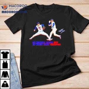 2x National League Mvp 2x World Series Champion Shohei Siganture Shirt