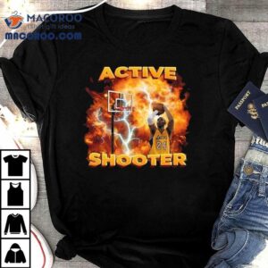 Active Shooter Kobe Bryant 24 Los Angeles Basketball Shirt