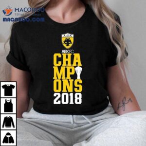 Aek Fc Champions 2018 Shirt