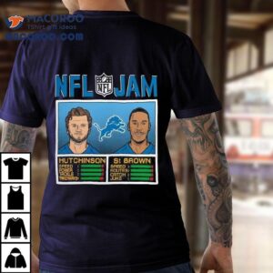 Aidan Hutchinson And Amon-ra St. Brown Detroit Lions Nfl Jam Shirt
