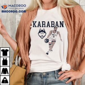 Alex Karaban Name Pose Uconn Huskies Basketball Men’s Shirt