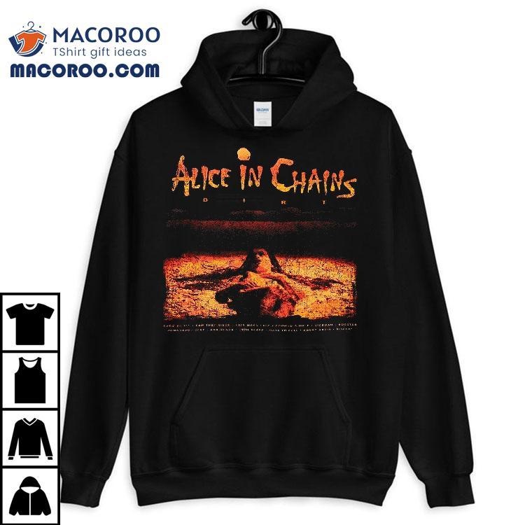 Alice In Chains Dirt Tracklist T-shirt Alice In Chains Dirt Tracklist T-shirt