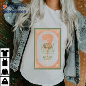 American Aquarium Bottleneck Dec 11 2025 Lawrence, Ks Tour Shirt