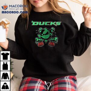 Anaheim Ducks Trick Or Treat Glow In The Dark Halloween Mode Shirt